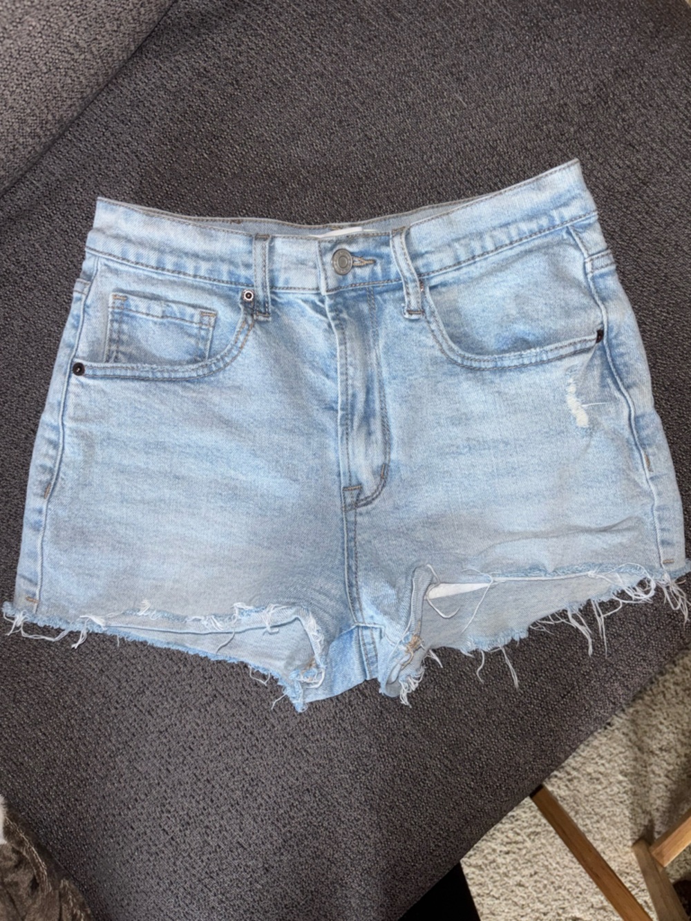 RSQ Light Wash Distressed Denim Women’s Shorts